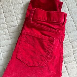 J. Crew Crewcuts Boys size 7 corduroy pants Red